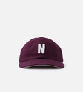 Norse Projects Light Canvas Felt N 8 Panel Cap Mahogany