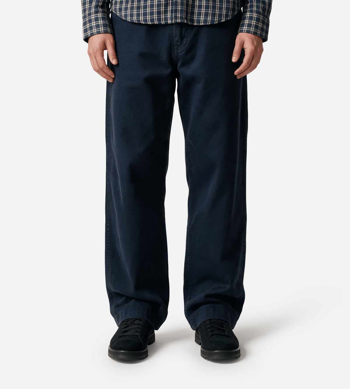 Norse Projects Vivestad Broken Twill Wide Chino Dark Navy