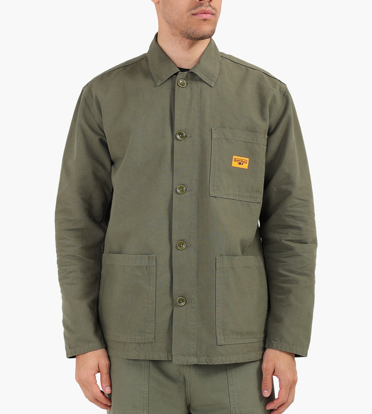 Service Works Canvas Chore Shirt Olive