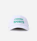 Sporty & Rich Jadore Hat White Kelly