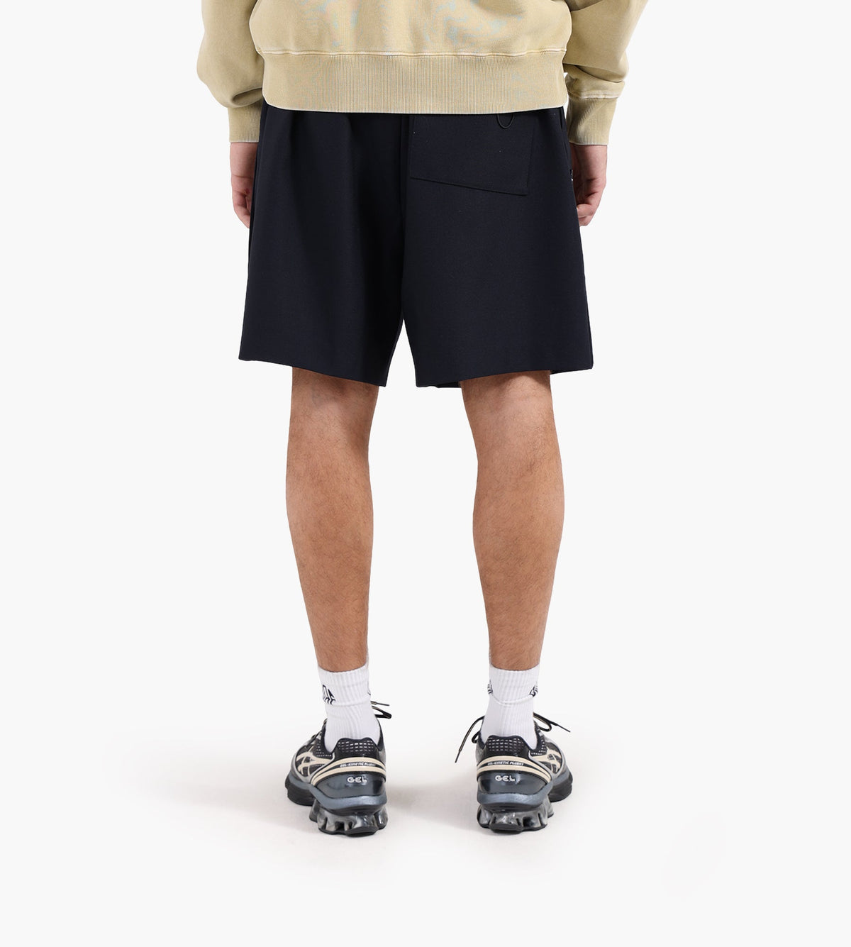 New Amsterdam Surf Association Wool Track Shorts Midnight