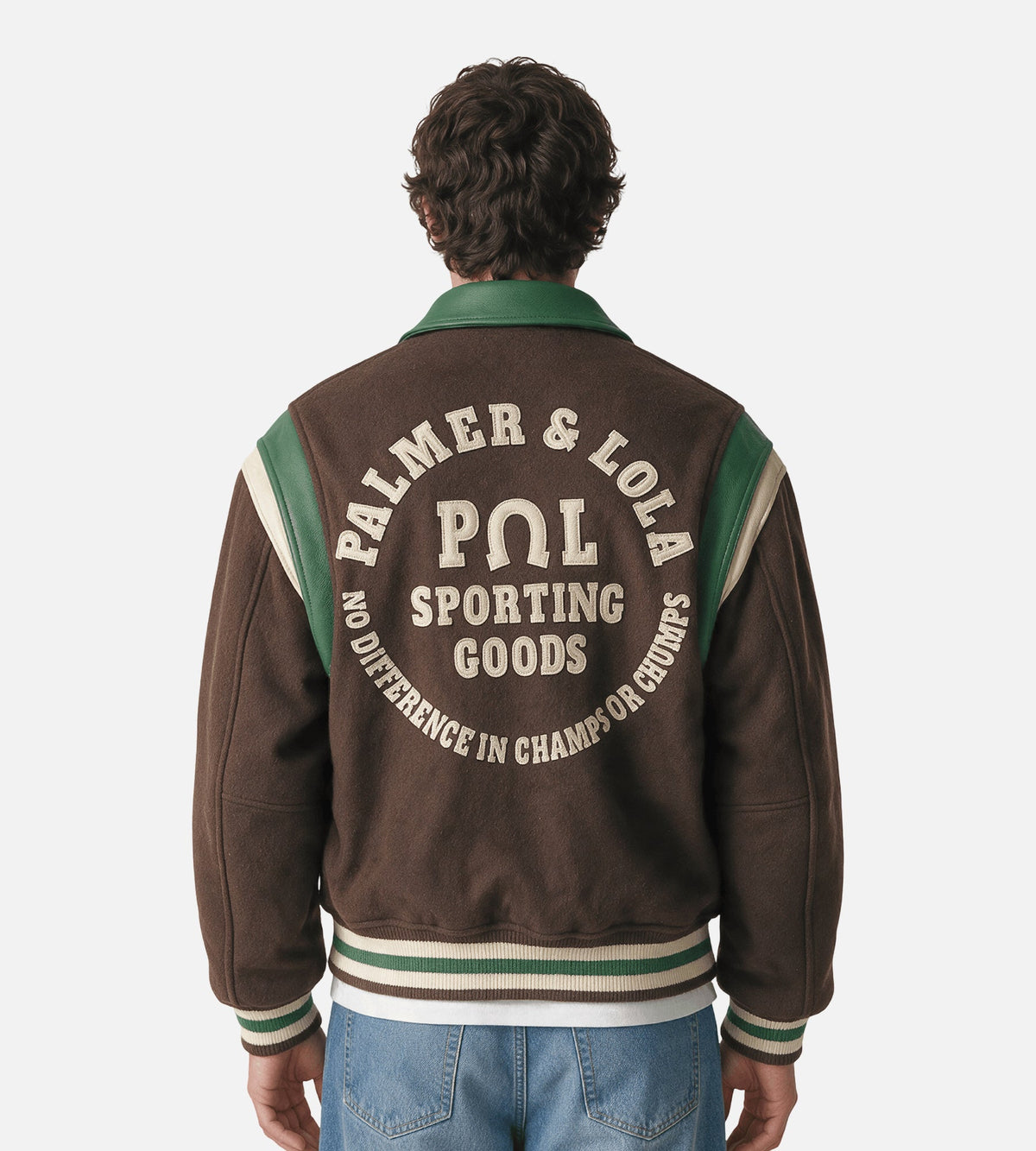 PAL Sporting Goods Ranch Varsity Jacket Mahogany