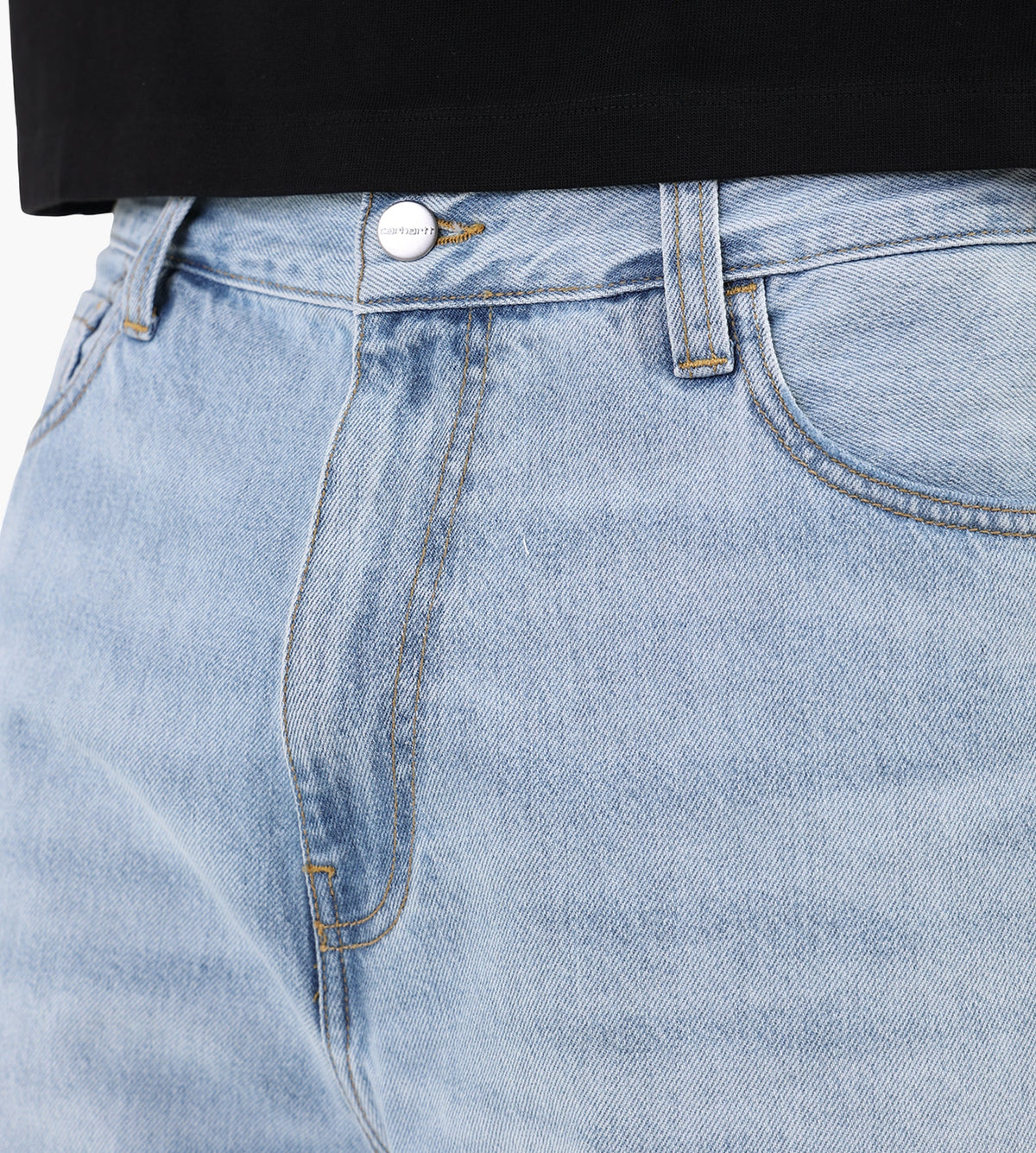 Carhartt WIP Landon Short Blue Heavy Worn