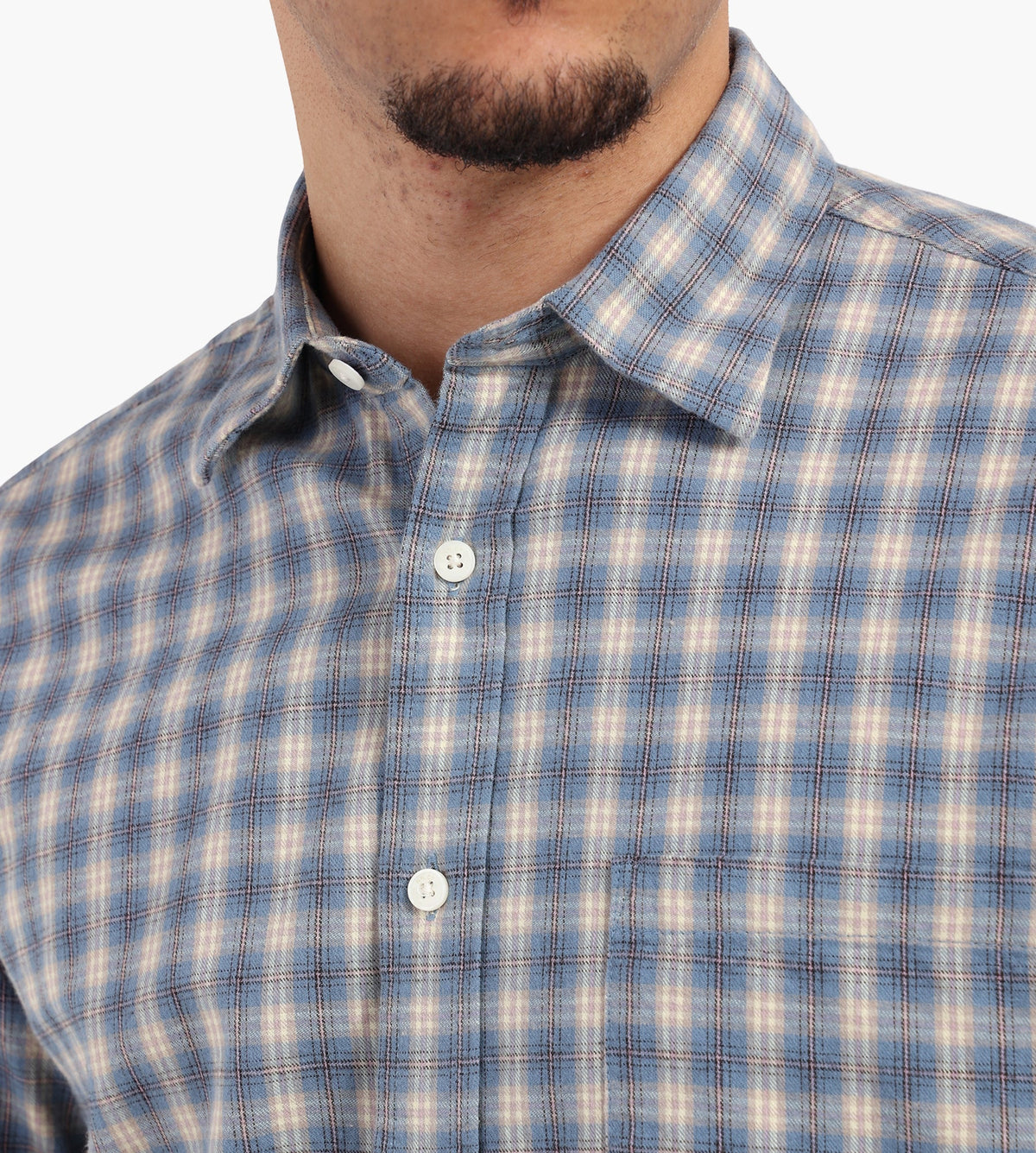 NN.07 Deon 5465 Shirt Blue Check