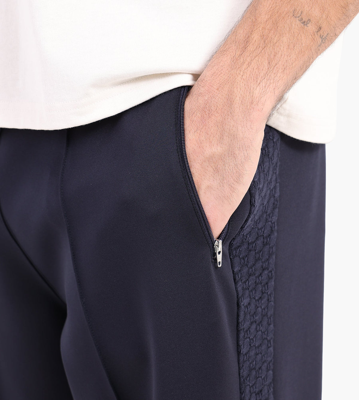 Palmes Tricot Track Pants Navy