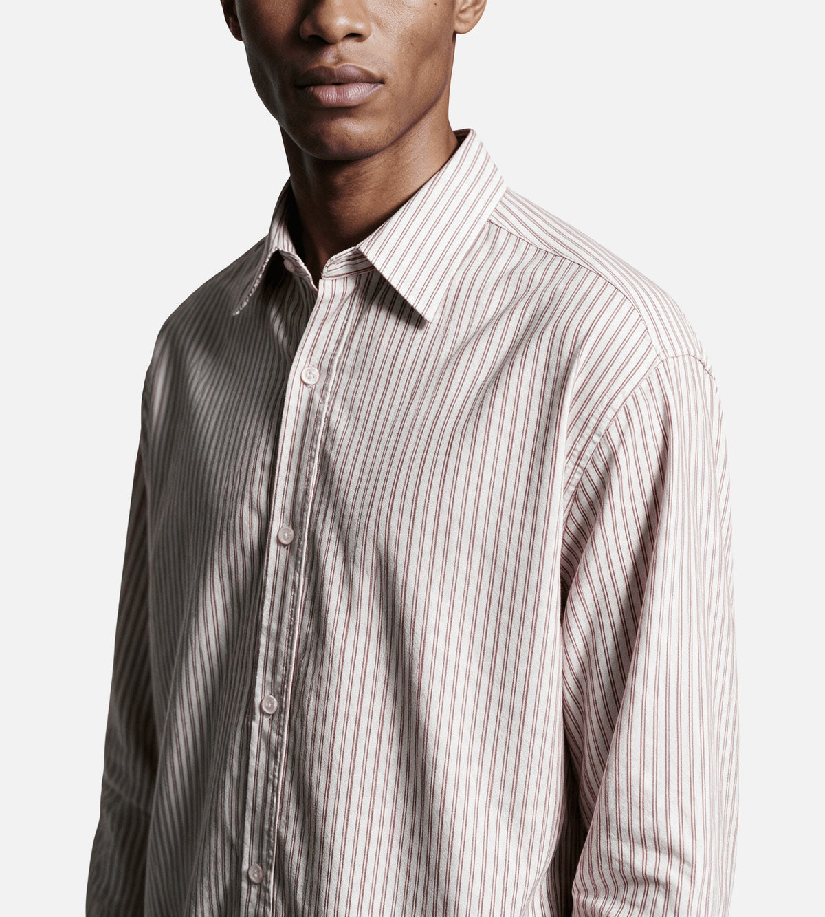 New Amsterdam Surf Association Beach Shirt White Red Stripe