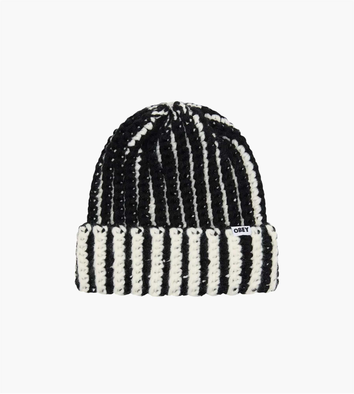 Obey Scout Chunky Beanie Black Multi